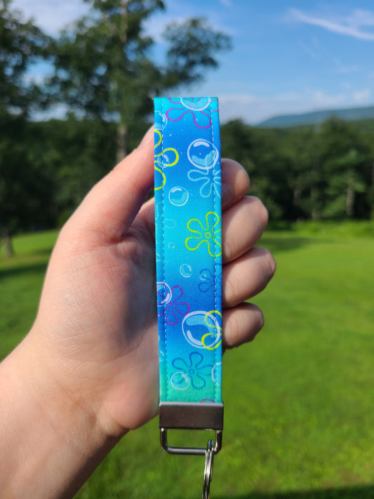 Blue Under The Sea Wristlet