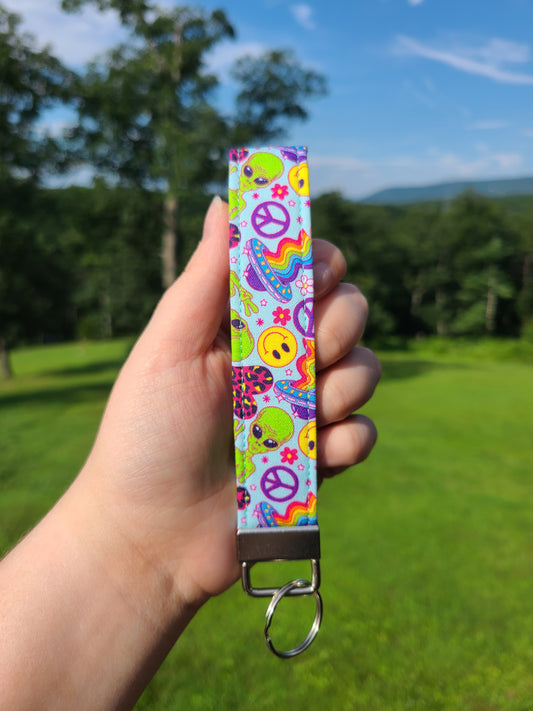 Groovy Alien Wristlet