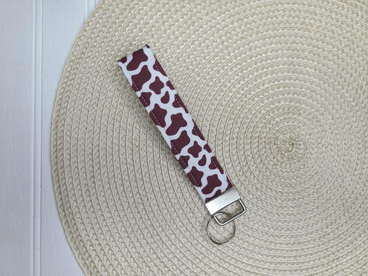Cow Print Wristlet