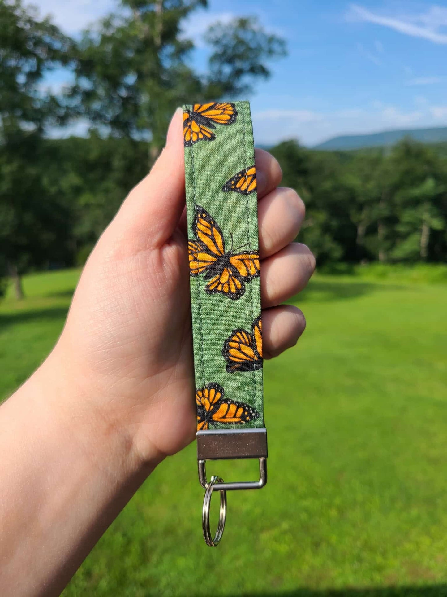 Monarch Butterfly Wristlet