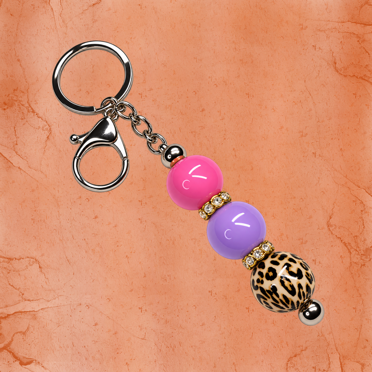 Coquette Pumpkin Patch Beaded Charm