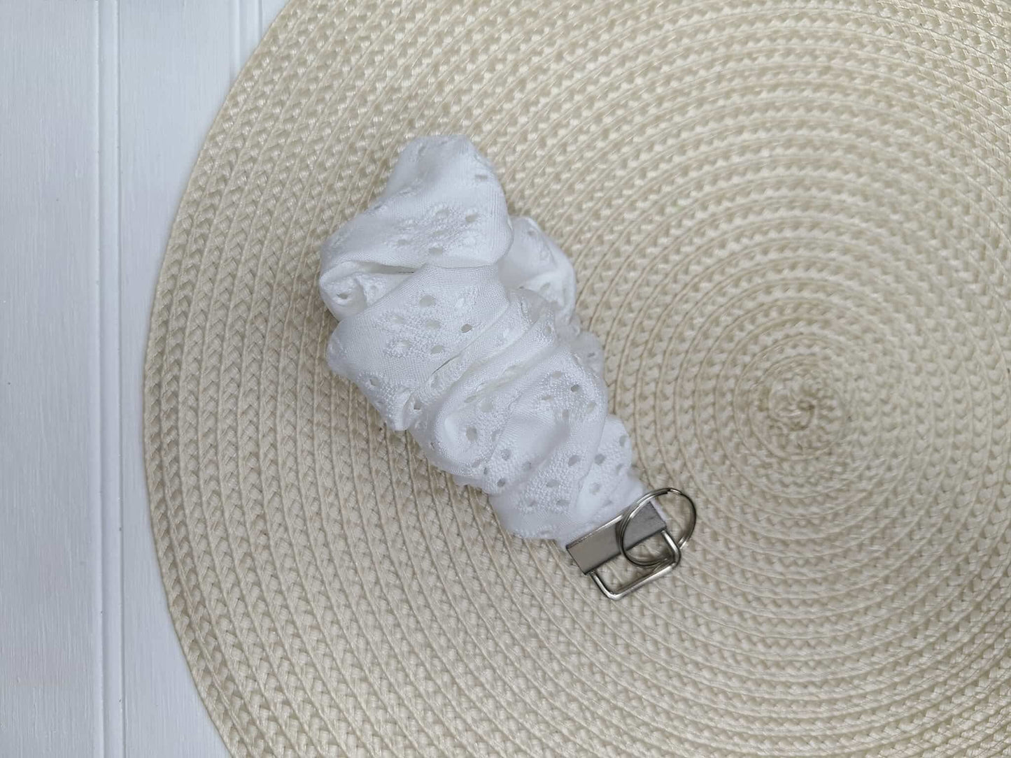 Eyelet Scrunchie Wristlet