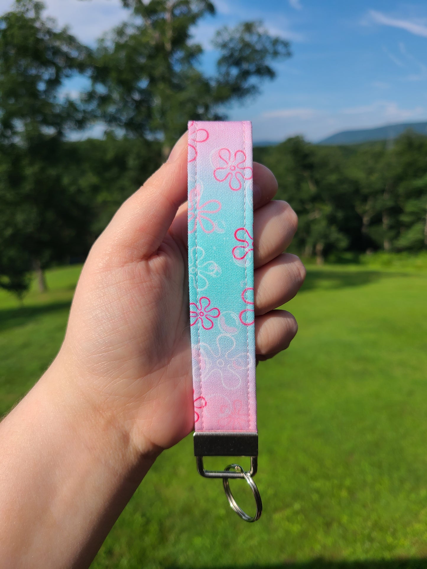 Pink Under The Sea Wristlet
