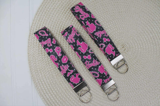 Pink Plastic Wristlet