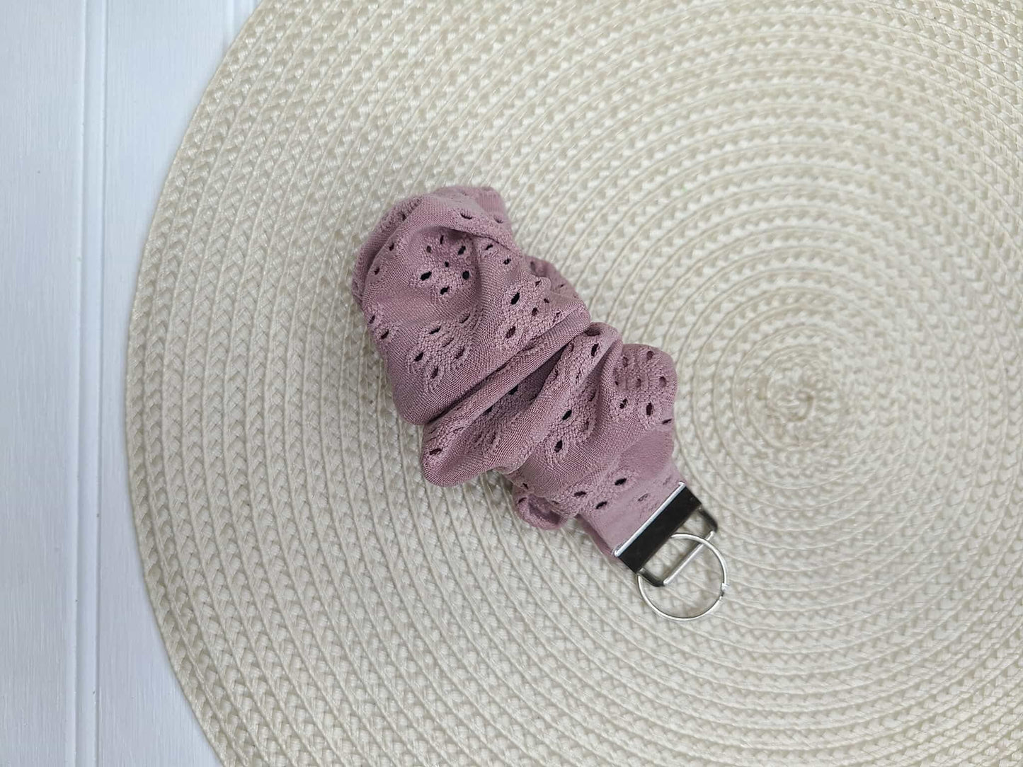 Eyelet Scrunchie Wristlet