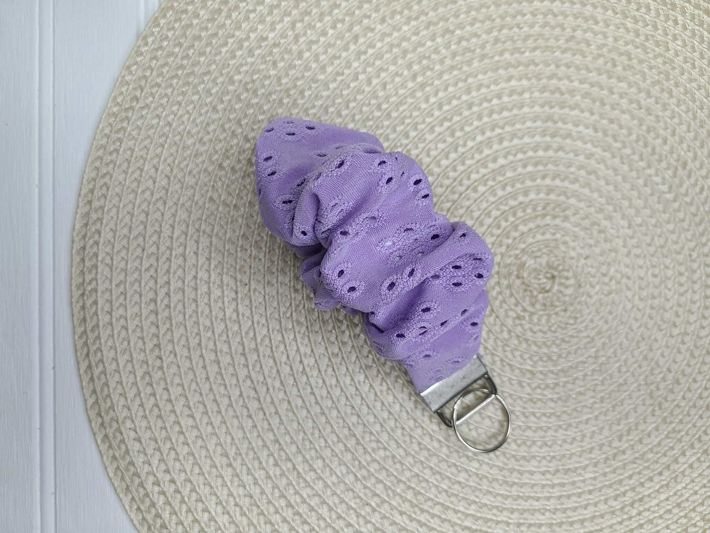 Eyelet Scrunchie Wristlet