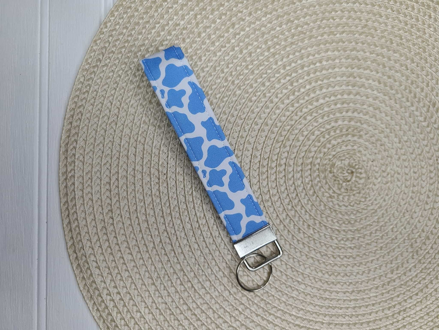 Cow Print Wristlet