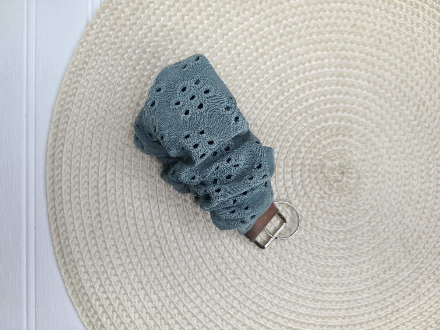 Eyelet Scrunchie Wristlet