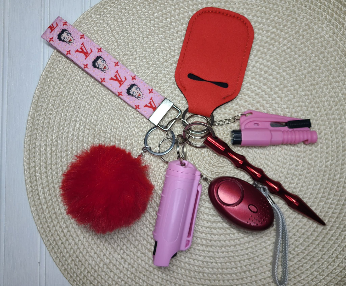 Betty Safety Keychain