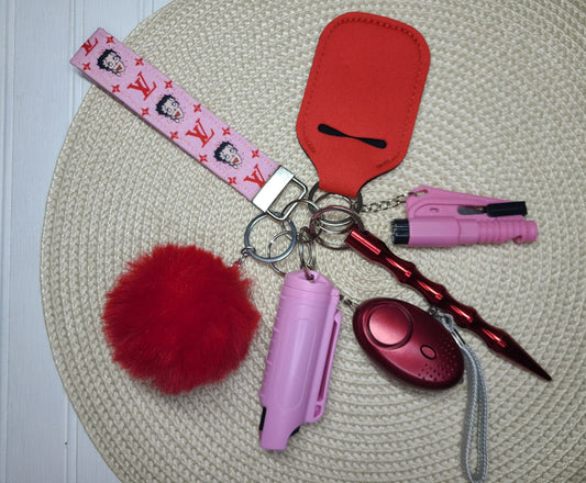 Betty Safety Keychain