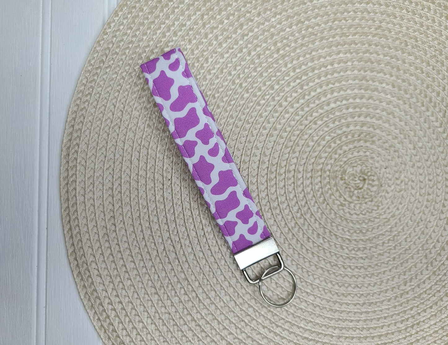 Cow Print Wristlet