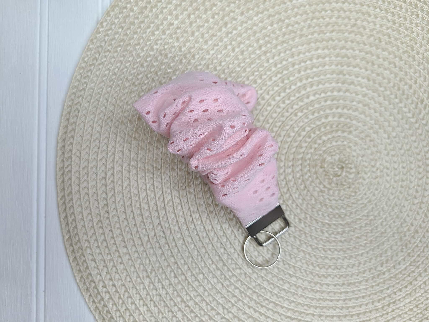 Eyelet Scrunchie Wristlet