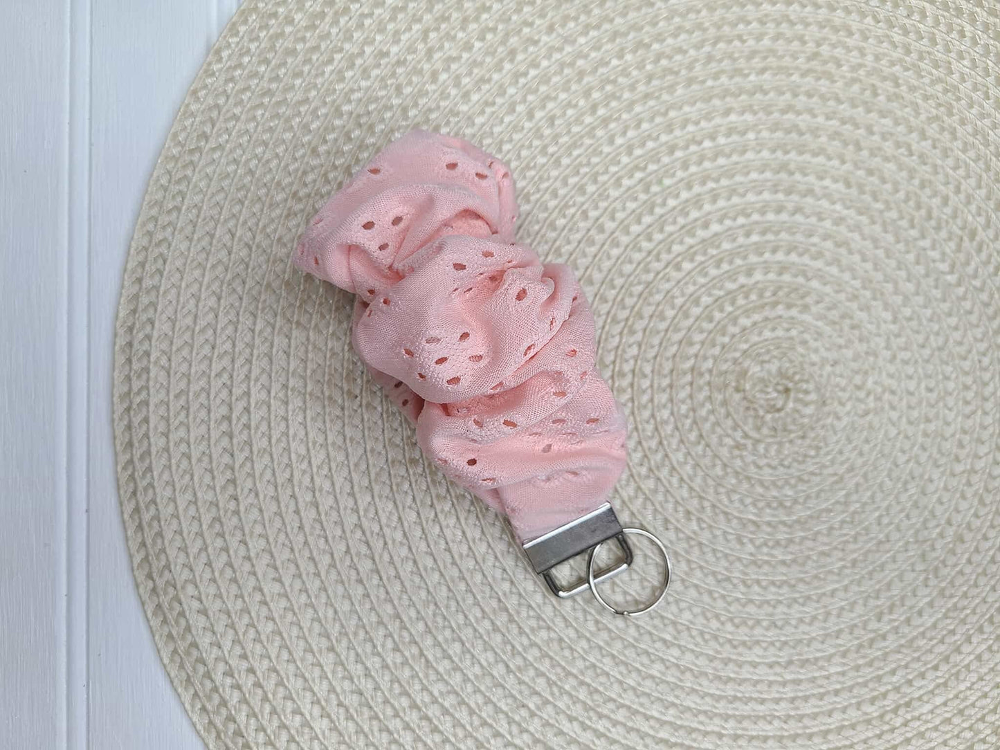 Eyelet Scrunchie Wristlet