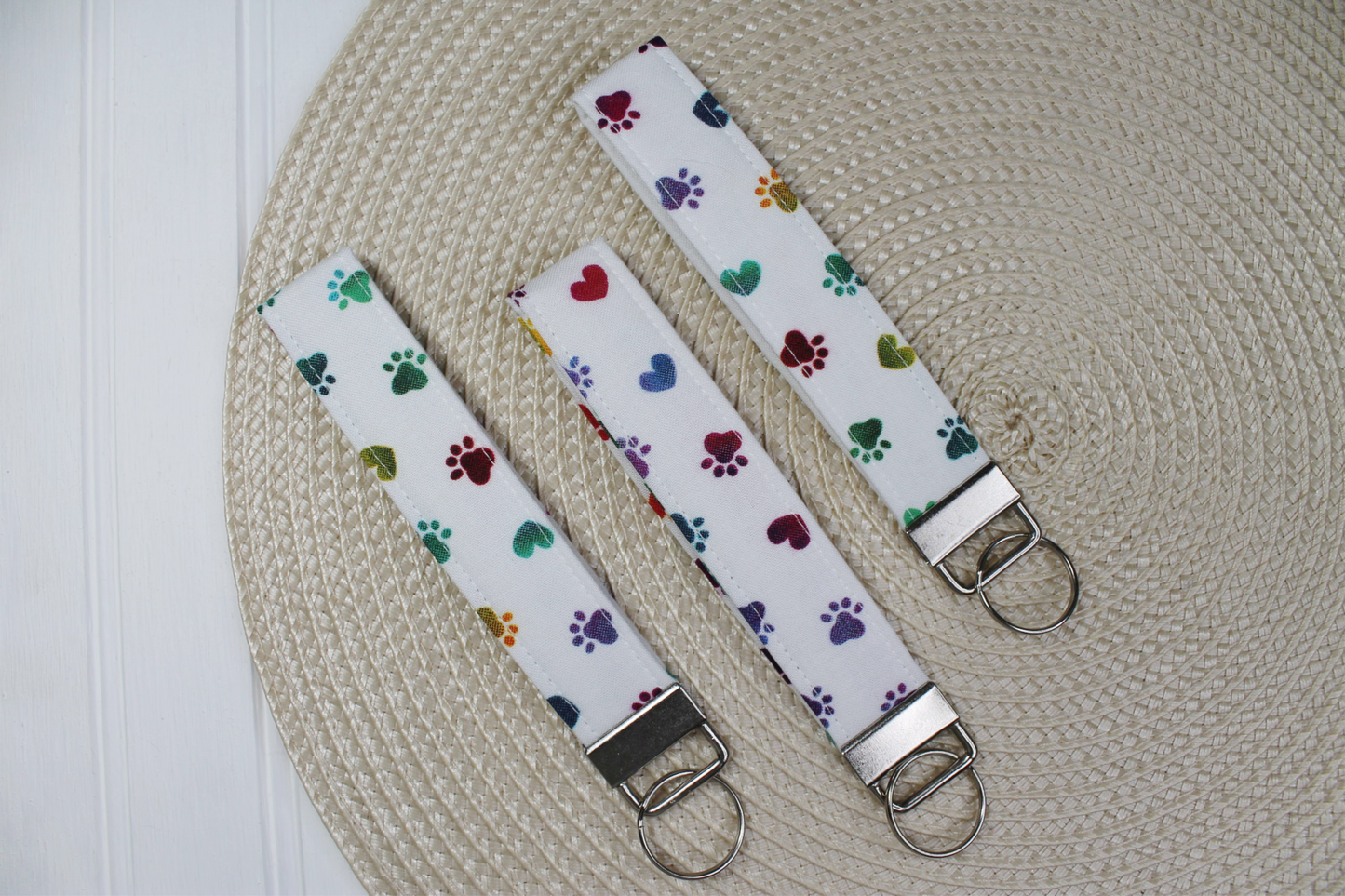 Colorful Paw Print Wristlet (NOT RESTOCKING)