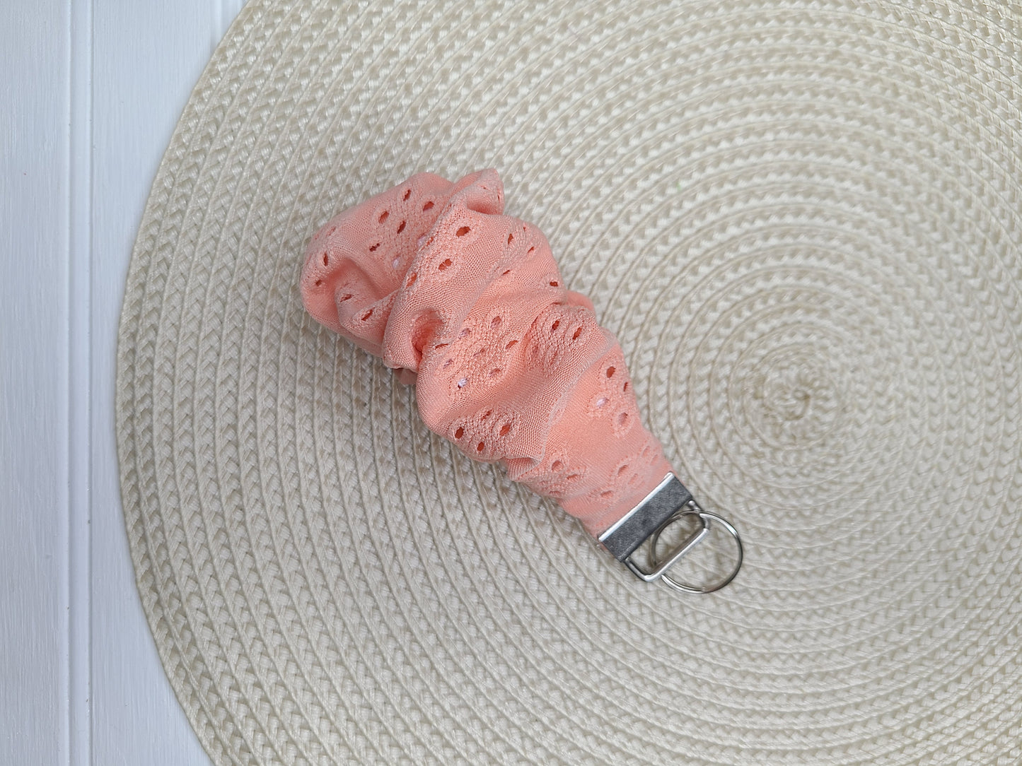 Eyelet Scrunchie Wristlet