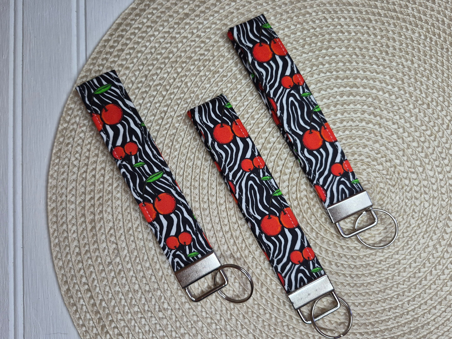 Cherry Noir Wristlet