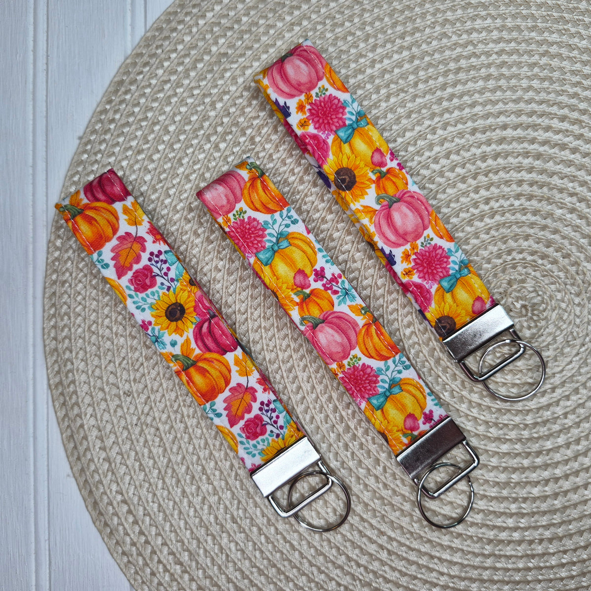 Pumpkin Bloom Wristlet