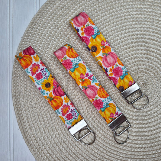 Pumpkin Bloom Wristlet