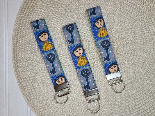 Halloween Yellow Raincoat Wristlet