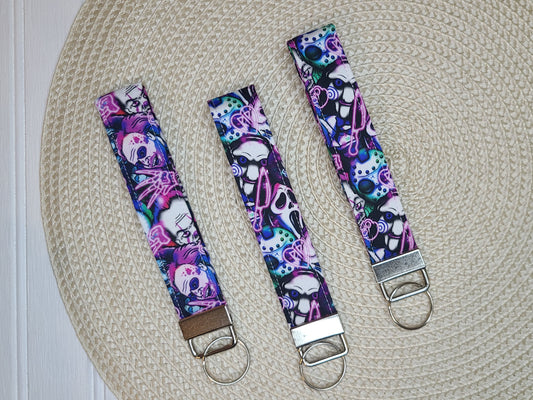 Halloween Scary Guys Wristlet