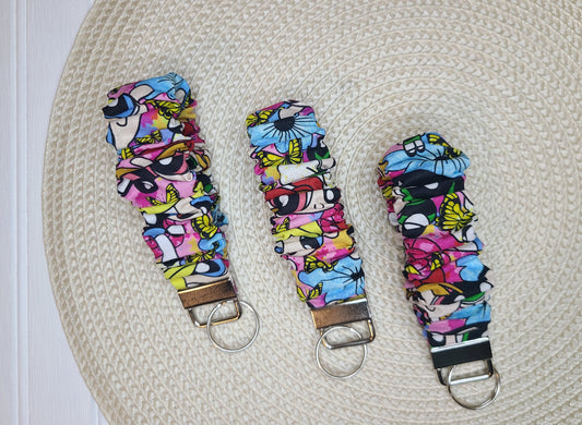 Power Girls Scrunchie Wristlet