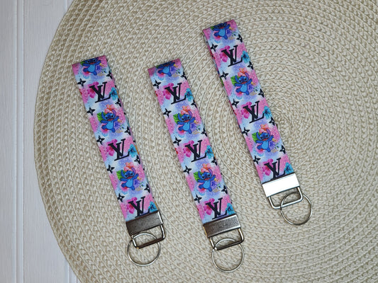 Inspired Blue Alien Wristlet