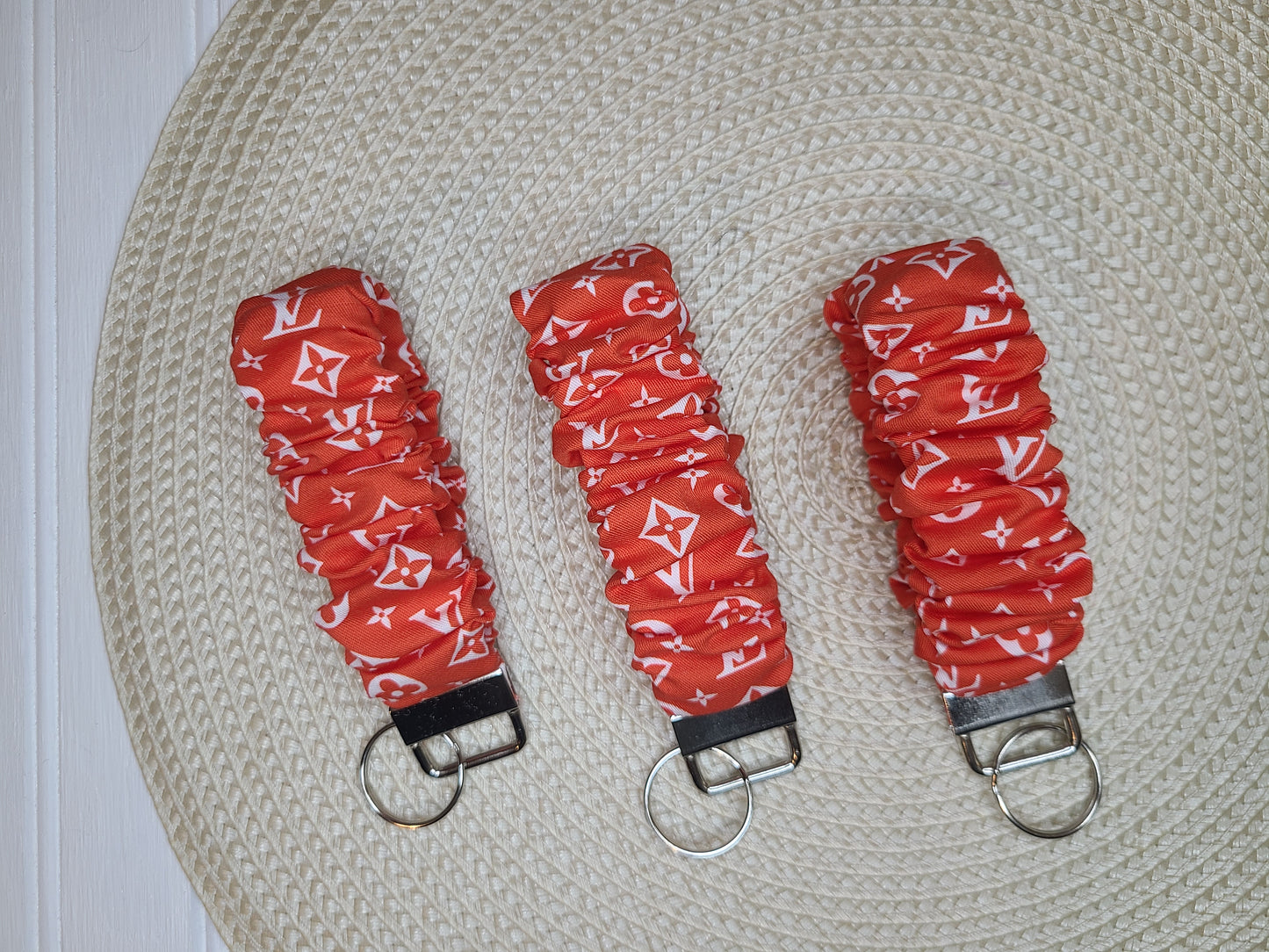 Inspired Orange Scrunchie Wristlet