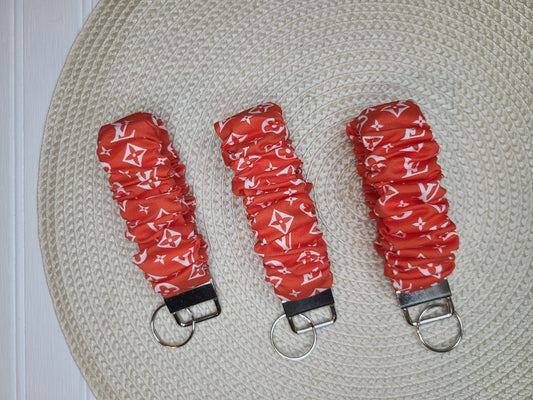 Inspired Orange Scrunchie Wristlet