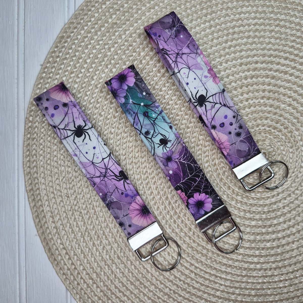 Midnight Web Wristlet