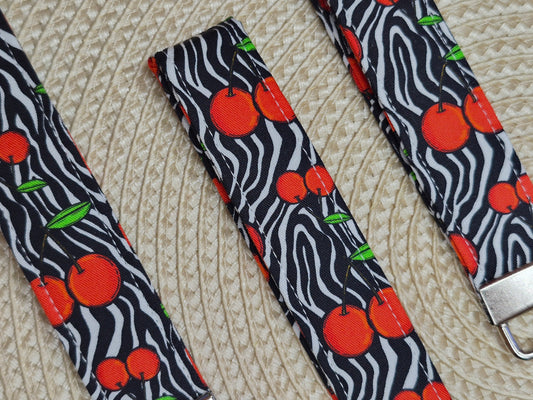Cherry Noir Wristlet