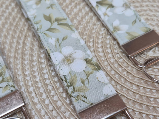 Sage Blossom Wristlet