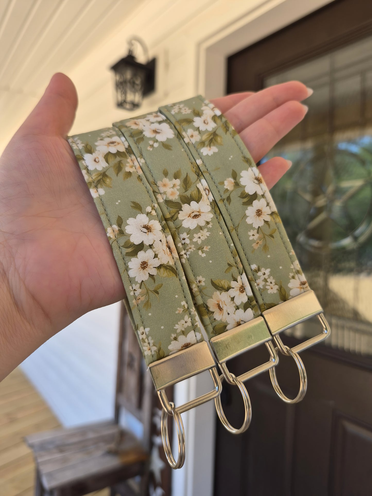 Sage Meadow Wristlet